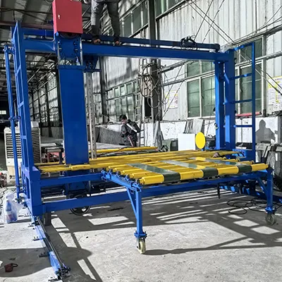 Op maat gemaakte continue schuimlijn met dubbele bladen onder installatie